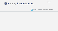 Desktop Screenshot of herningsvaeveflyveklub.dk