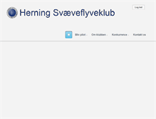 Tablet Screenshot of herningsvaeveflyveklub.dk
